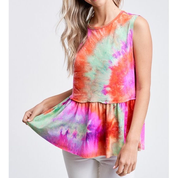 Parker Tie Dye Tank - Picture 2 of 9